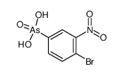 (4-bromo-3-nitro-phenyl)-arsonic acid Structure