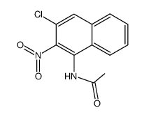 N-(3-chloro-2-nitro-[1]naphthyl)-acetamide Structure