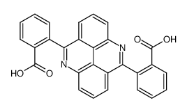 2,2'-pyrido[2,3,4,5-lmn]phenanthridine-5,10-diyl-di-benzoic acid Structure