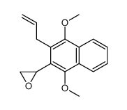 2-allyl-1,4-dimethoxy-3-oxiranylnaphtalene结构式