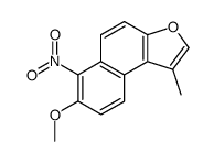 methoxy-7 methyl-1 nitro-6 naphto(2,1-b)furanne结构式