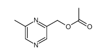 2-acetoxymethyl-6-methyl-pyrazine结构式