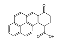7-oxo-9,10-dihydro-8H-benzo[a]pyrene-10-carboxylic acid结构式