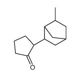 2-(5-methyl-3-bicyclo[2.2.1]heptanyl)cyclopentan-1-one Structure