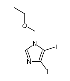 (4,5-diiodo-1H-1-yl)methyl ethyl ether Structure