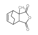 3a-methyl-3a,4,7,7a-tetrahydro-4,7-ethanoisobenzofuran-1,3-dione结构式
