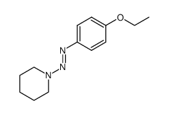 1-((4-ethoxyphenyl)diazenyl)piperidine结构式