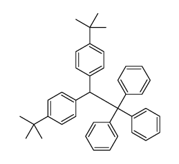 1-tert-butyl-4-[1-(4-tert-butylphenyl)-2,2,2-triphenylethyl]benzene结构式