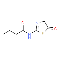 Butanamide,N-(4,5-dihydro-5-oxo-2-thiazolyl)- Structure