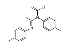 N-(1-chloroethenyl)-N,N'-bis(4-methylphenyl)ethanimidamide结构式