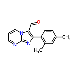 2-(2,4-Dimethylphenyl)imidazo[1,2-a]pyrimidine-3-carbaldehyde Structure