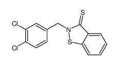 2-[(3,4-dichlorophenyl)methyl]-1,2-benzothiazole-3-thione Structure