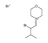4-(2-bromo-3-methylbutylidene)morpholin-4-ium,bromide结构式