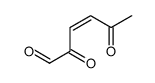 3-Hexenal, 2,5-dioxo- (7CI,9CI) Structure