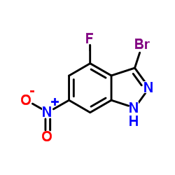 3-BROMO-4-FLUORO-6-NITRO (1H)INDAZOLE图片