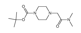 tert-butyl 4-[(dimethylcarbamoyl)methyl]piperazine-1-carboxylate结构式