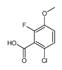 6-Chloro-2-fluoro-3-methoxybenzoic acid structure