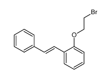 2-(2-bromoethoxy)-trans-stilbene结构式