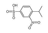 3-nitro-4-propan-2-ylbenzenesulfonic acid Structure