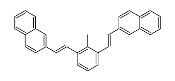 2-[2-[2-methyl-3-(2-naphthalen-2-ylethenyl)phenyl]ethenyl]naphthalene结构式