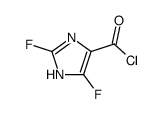 1H-Imidazole-4-carbonyl chloride, 2,5-difluoro- (9CI) structure