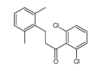 2',6'-DICHLORO-3-(2,6-DIMETHYLPHENYL)PROPIOPHENONE结构式