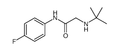 Acetamide, 2-[(1,1-dimethylethyl)amino]-N-(4-fluorophenyl) Structure