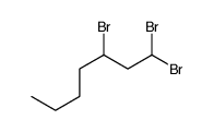 1,1,3-tribromoheptane Structure