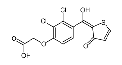 2-[2,3-dichloro-4-[hydroxy-(3-oxothiophen-2-ylidene)methyl]phenoxy]acetic acid Structure