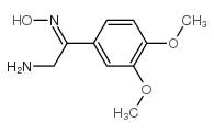 N-[2-amino-1-(3,4-dimethoxyphenyl)ethylidene]hydroxylamine Structure