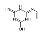 2-amino-6-(ethenylamino)-1H-1,3,5-triazin-4-one结构式