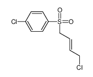 1-chloro-4-(4-chlorobut-2-enylsulfonyl)benzene Structure