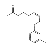 (Z)-6-methyl-9-m-tolylnon-6-en-2-one Structure