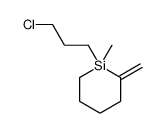 1-(3-chloropropyl)-1-methyl-2-methylidenesilinane Structure