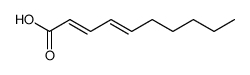 2,4-decadienoic acid Structure