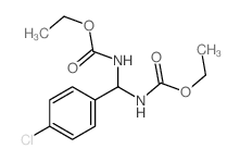 Carbamic acid,[(4-chlorophenyl)methylene]bis-, diethyl ester (9CI) Structure
