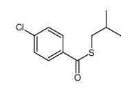 S-(2-methylpropyl) 4-chlorobenzenecarbothioate Structure