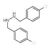 1,2-bis[(4-chlorophenyl)methyl]hydrazine结构式