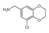 1,4-Benzodioxin-6-methanamine, 8-chloro-2,3-dihydro结构式