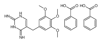 benzoic acid,5-[(3,4,5-trimethoxyphenyl)methyl]pyrimidine-2,4-diamine结构式