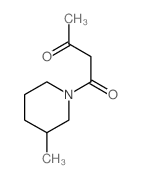 1-(3-methyl-1-piperidyl)butane-1,3-dione Structure