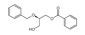 (+)-2-(benzyloxy)-3-hydroxypropyl benzoate Structure