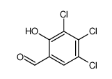 3,4,5-trichloro-2-hydroxybenzaldehyde Structure