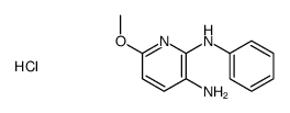 6-methoxy-N2-phenylpyridine-2,3-diamine monohydrochloride structure