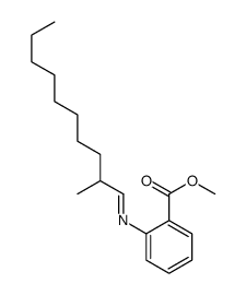 methyl 2-[(2-methyldecylidene)amino]benzoate structure