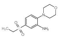 5-ethylsulfonyl-2-morpholin-4-ylaniline Structure