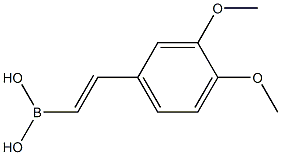 (E)-(3,4-dimethoxystyryl)boronic acid结构式