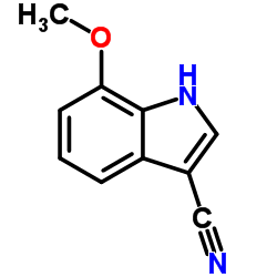 7-Methoxy-1H-indole-3-carbonitrile Structure