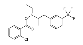 [ethyl-[1-[3-(trifluoromethyl)phenyl]propan-2-yl]amino] 2-chlorobenzoate Structure