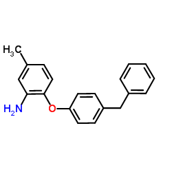 2-(4-Benzylphenoxy)-5-methylaniline结构式